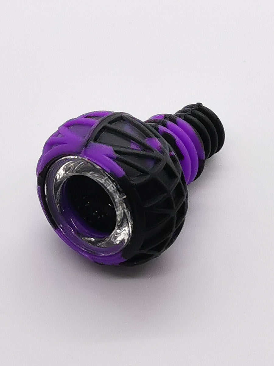 Dual Silicone with Glass bowl slide